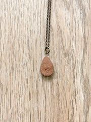 Ceramic Pendant Necklace - Sedge