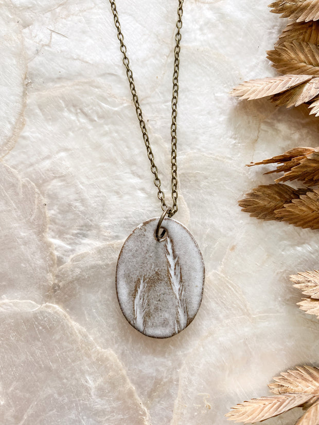 Ceramic Pendant Necklace - Spartina