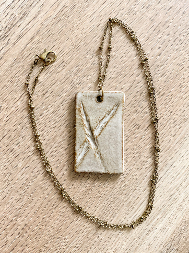 Ceramic Pendant Necklace - Spartina
