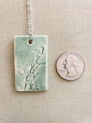 Ceramic Pendant Necklace - Sargassum