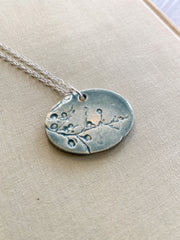 Ceramic Pendant Necklace - Sargassum