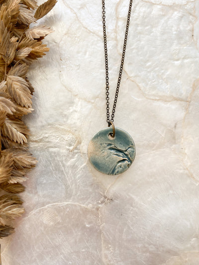 Ceramic Pendant Necklace - Sargassum