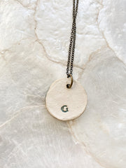 Ceramic Pendant Necklace - Sargassum