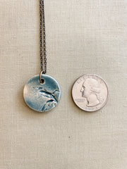 Ceramic Pendant Necklace - Sargassum