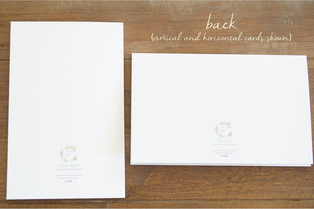 Blank Greeting Card - "Hidden"